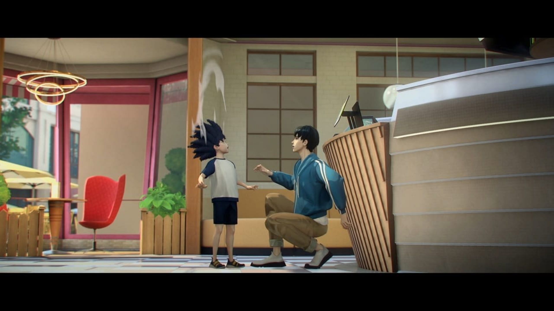 Yang Cheng and one of his admirers (Image via Pb Animation/LAN Studio/Paper Plane Animation)